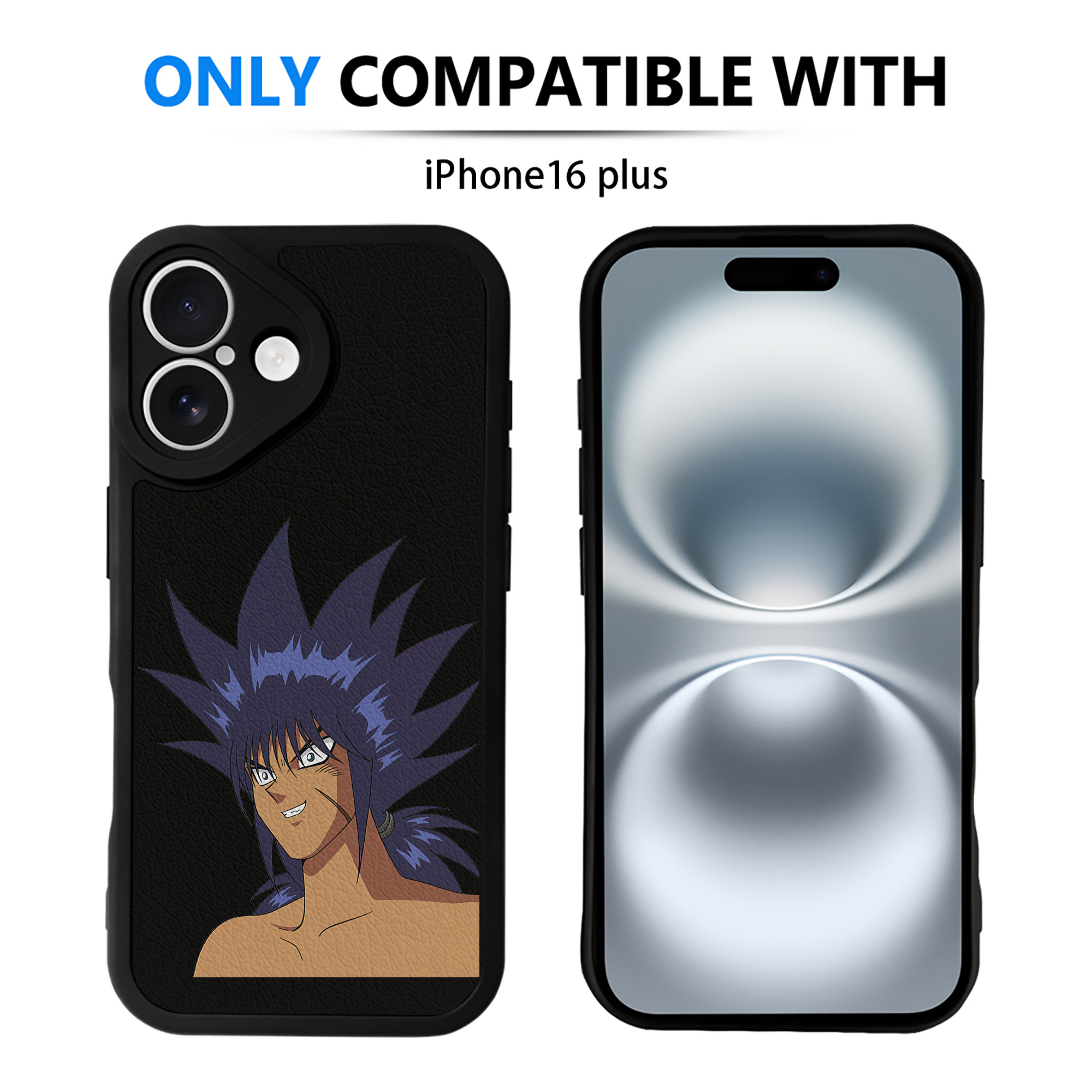 遊☆戯☆王 Yu-Gi-Oh! 【iPhone 16シリーズ対応】シリコンスマホケース（レザー調） 材質：シリコン